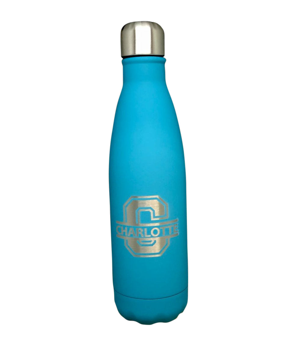 Personalised Insulated Reusable Water 500ml Bottle - Split Monogram