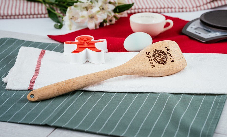 Personalised wooden spoon - Gluten Free Design