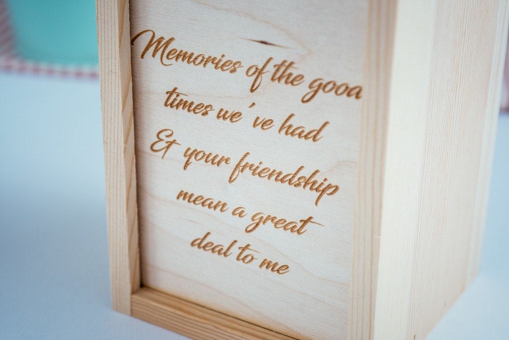Personalised wine - alcohol gift box for wedding party 'Best Man'