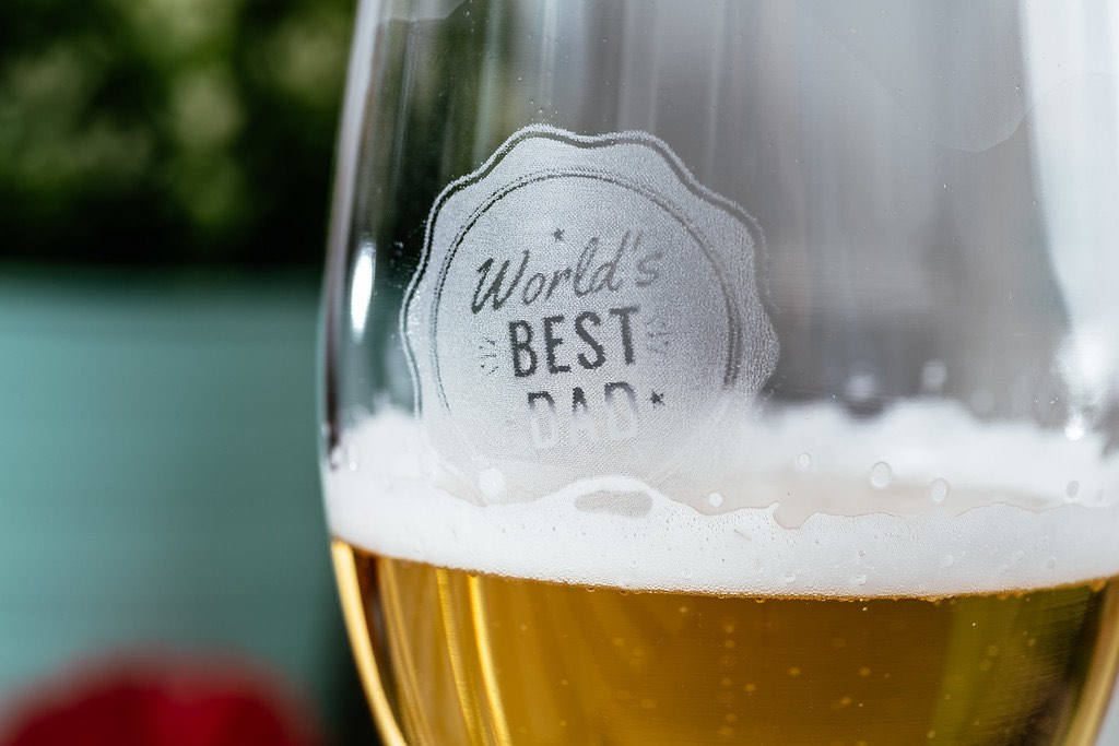 Worlds Best Dad Beer Glass