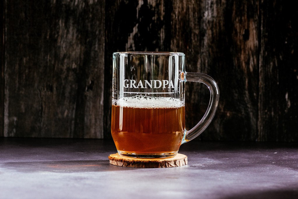 Personalised Beer/Pint/Tankard Glass/Grandpa