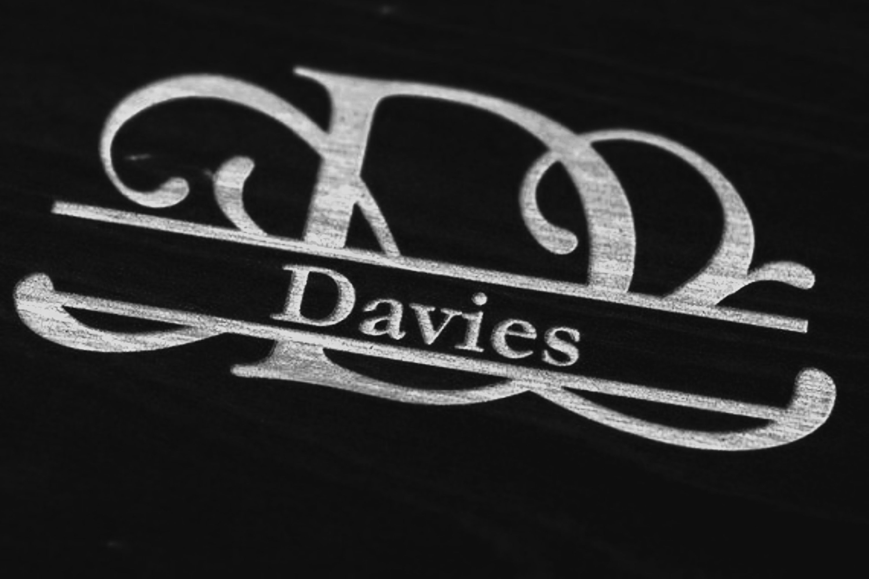 Personalised split monogram initial slate cheese board with handles/Any Occasion Gift/Personalised Slate/Housewarming Gift