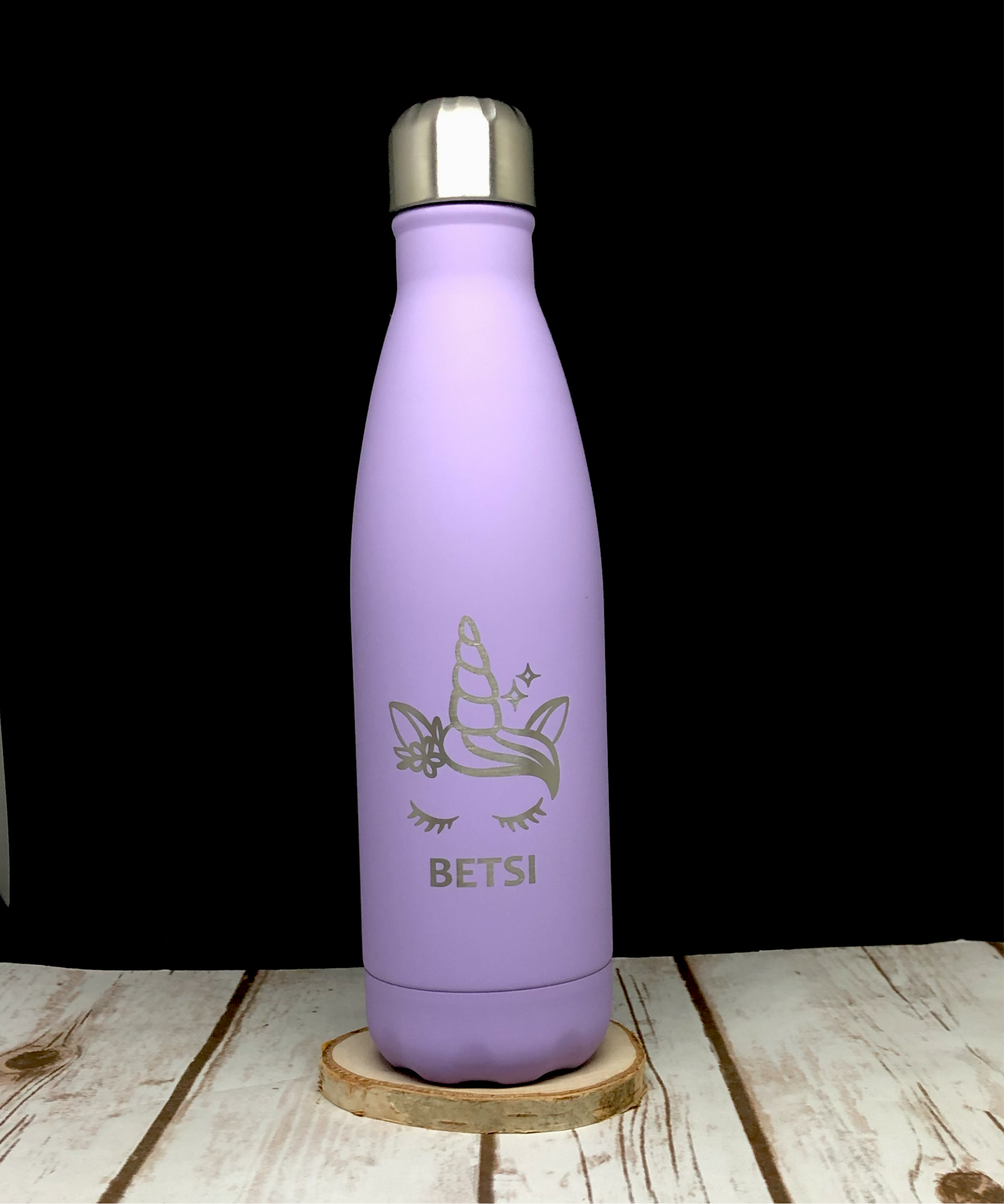 Personalised Insulated Reusable Water 500ml Bottle - Unicorn